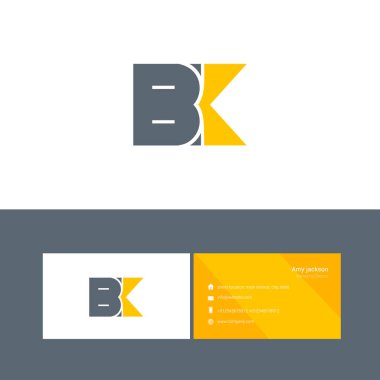 kalın türde logo harflerle Bk