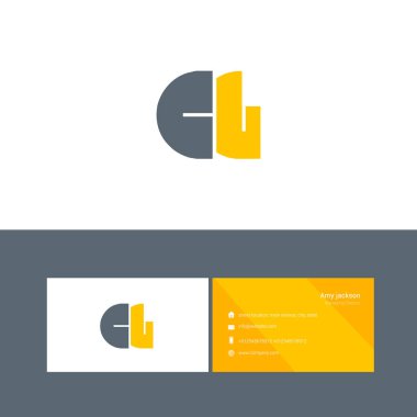 kalın türde logo harflerle Cg