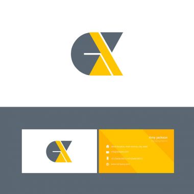 kalın türde logo harfleri Cx ile