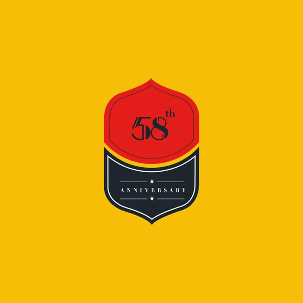 Σχεδιασμός λογότυπου της επετείου — Διανυσματικό Αρχείο
