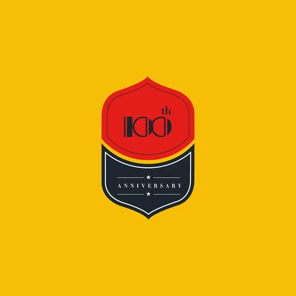 Дизайн логотипу ювілей — стоковий вектор