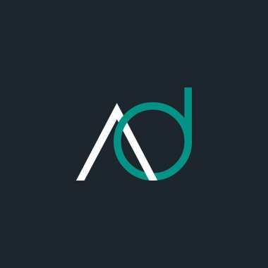 Harflerle reklam bağlı logosu