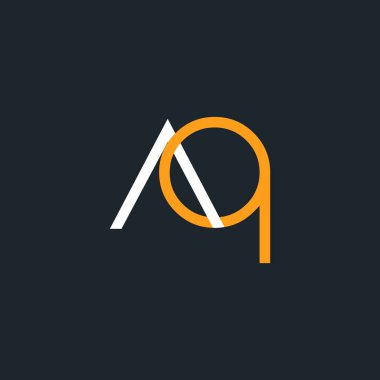 Aq harflerle bağlı logosu