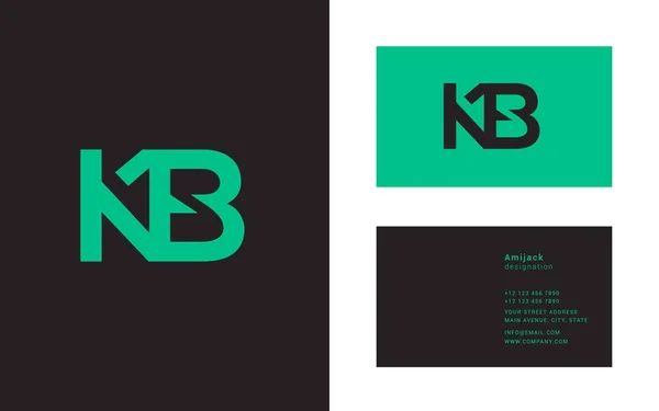 Icône du logo commun Kb — Image vectorielle