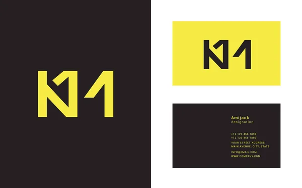 Icono del logotipo conjunto km — Archivo Imágenes Vectoriales