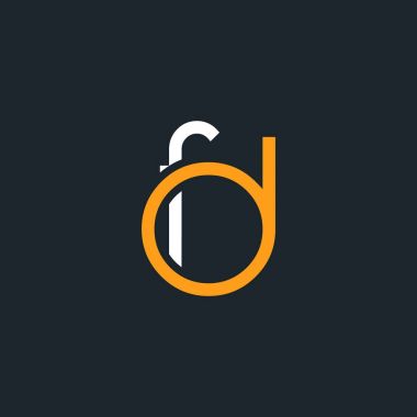 yuvarlak rakam mektup Fd