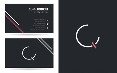 Kontur mektup simgesini Q