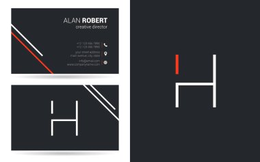 Kontur mektup simgesini H