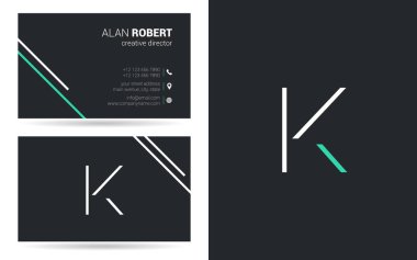 Kontur mektup simgesini K