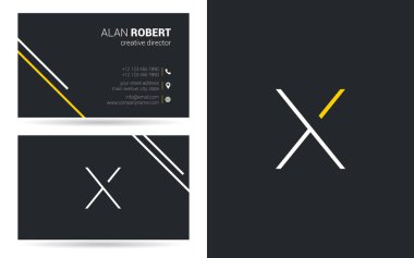 Kontur mektup X simgesi