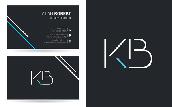 Logo de course Kb — Image vectorielle
