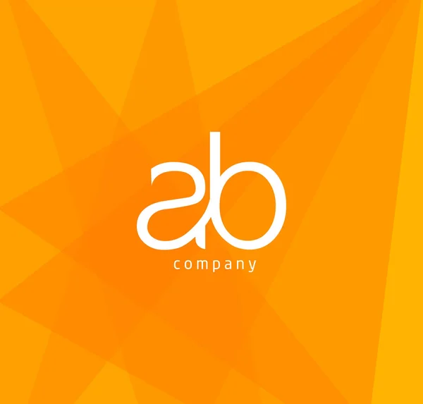 Joint logo Ab — Stock Vector