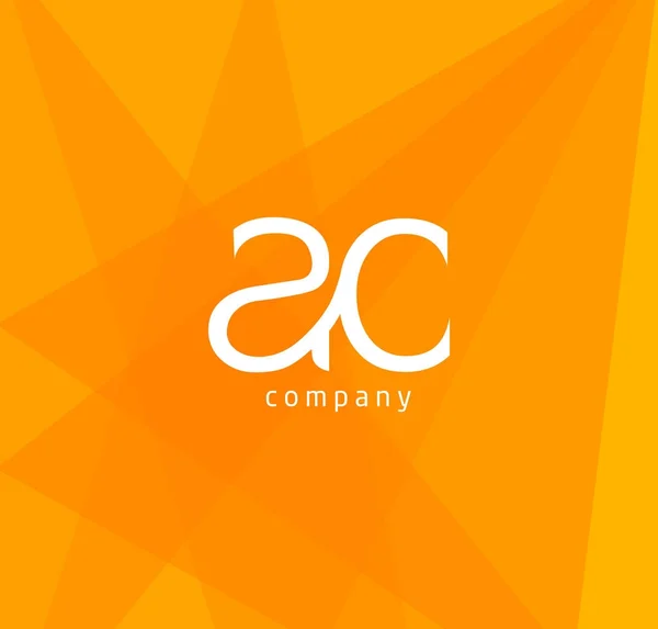 Gemensam logotyp Ac — Stock vektor