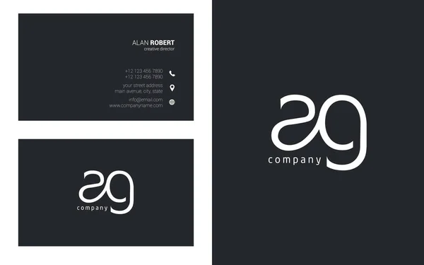 Logo commun Ag — Image vectorielle