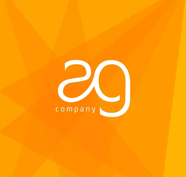 Logo comune Ag — Vettoriale Stock