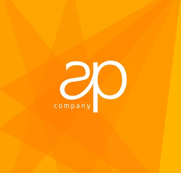 Joint logo Ap — Stock Vector