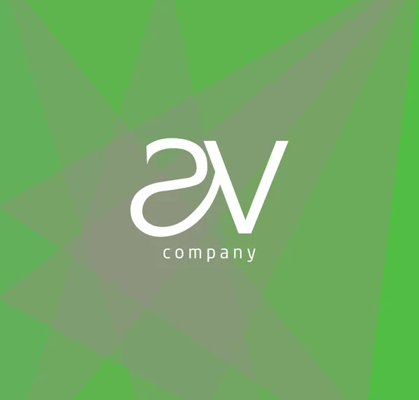 Joint logo Av — 图库矢量图片