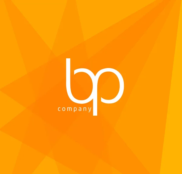 Joint logo Bp — Stock Vector
