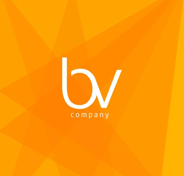 Joint logo Bv — Stock Vector