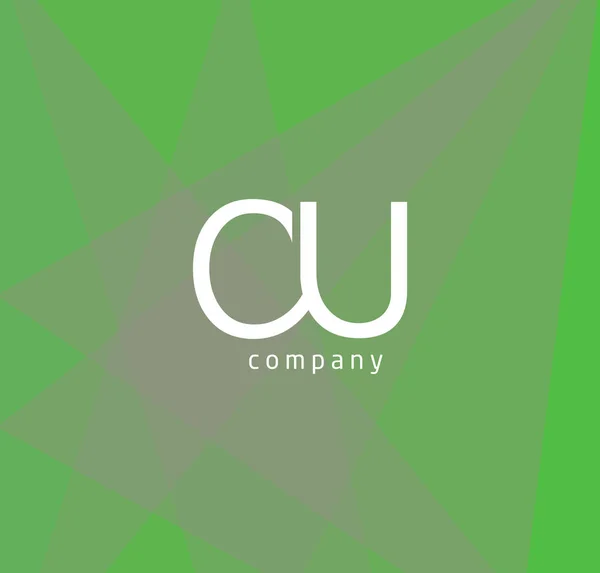 Joint logo Cu — Stock vektor