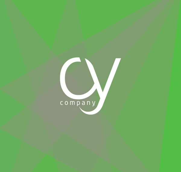 Logotipo conjunto Cy — Vector de stock