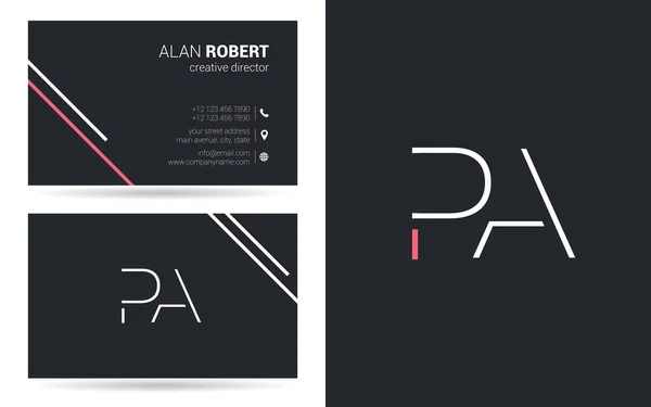 Logo course Pa — Image vectorielle