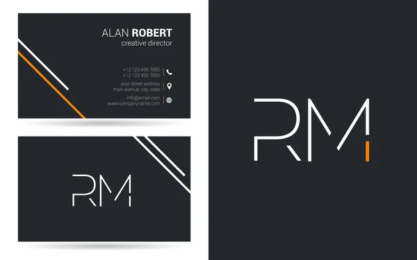 Logo course Rm — Image vectorielle