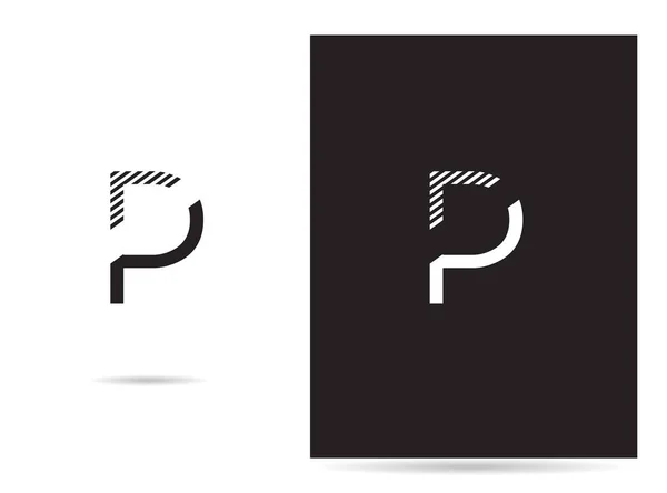 Plantillas Diseño Logotipo Letra Mayúscula Para Emblema Identidad Corporativa Estilo — Vector de stock