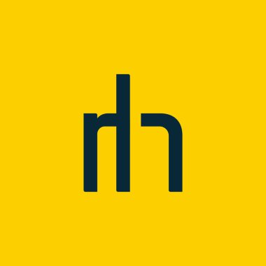 RH logo vektör çizim bağlı 
