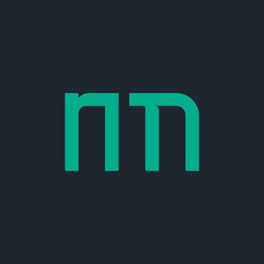 RM logo vektör çizim bağlı 