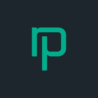 RP logo vektör çizim bağlı 