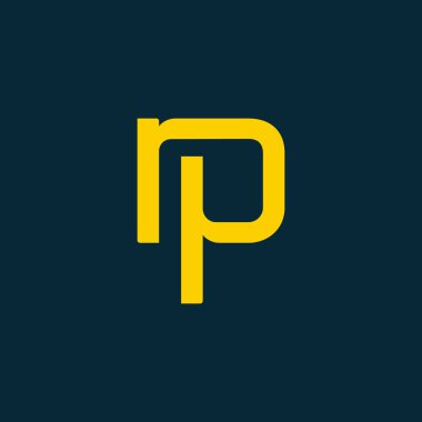 RP logo vektör çizim bağlı 