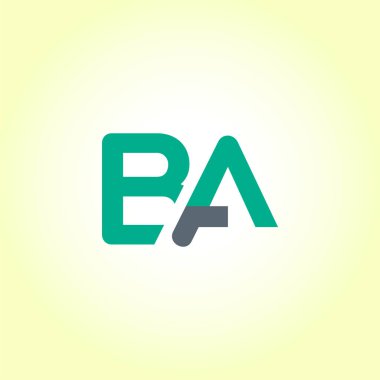 B ve kartvizit şablonunun logosu. Vektör illüstrasyonu