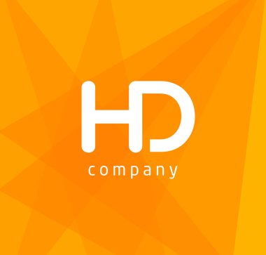 Yüksek harfli ortak logo tasarım vektör şablonu