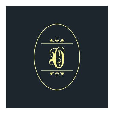 Q harfi ortak logo tasarım vektör şablonu