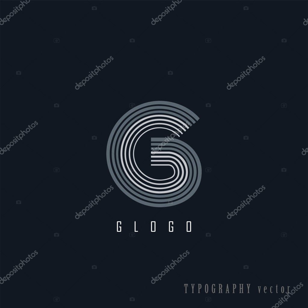 G letter joint logo design vector template joint logo icon
