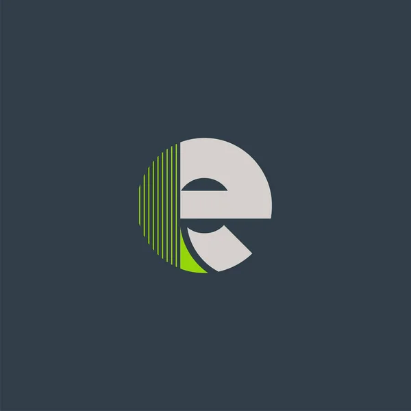 Carta Design Logotipo Cômico Fundo Escuro — Vetor de Stock
