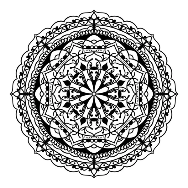 Modèle Vectoriel Conception Art Mandala — Image vectorielle