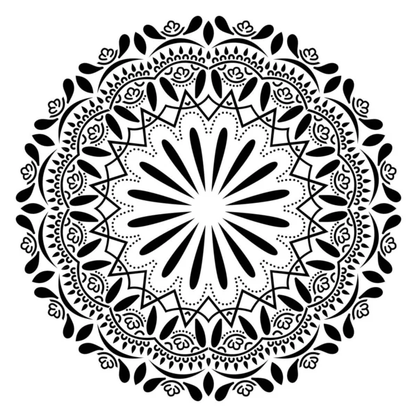 Modèle Vectoriel Conception Art Mandala — Image vectorielle