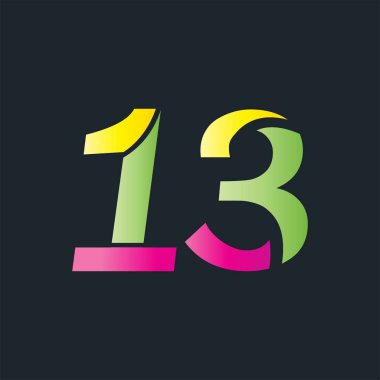 13 çoklu simge, siyah arkaplan