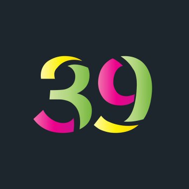 39 Çoklu İşaret, siyah arkaplan