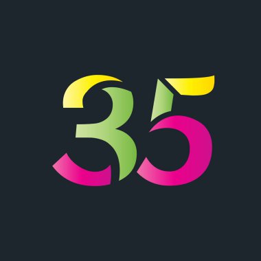 35 çoklu simge, siyah arkaplan