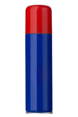 renk sprey beyaz arka plan üzerinde kapaklı