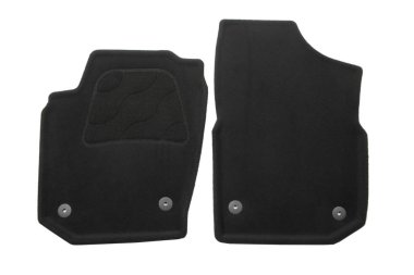 siyah mat beyaz izole araba için