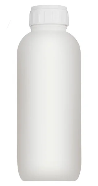 Πλαστικό Μπουκάλι Καπάκι Για Καθαρίσετε Γραφείο Στο Σπίτι Λευκό Φόντο — Φωτογραφία Αρχείου