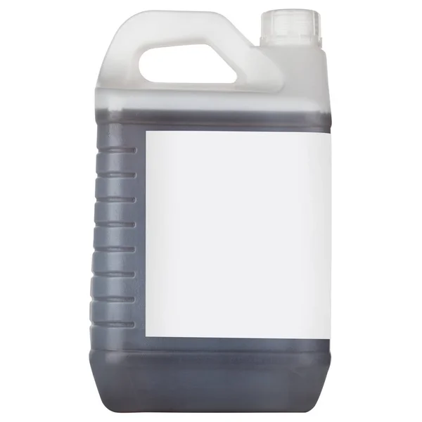 Kunststof Jerrycan Met Benzine Andere Vloeistoffen — Stockfoto