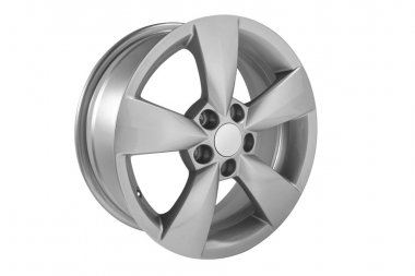 Otomobil, alüminyum disk. Beyaz arka plan üzerinde izole.