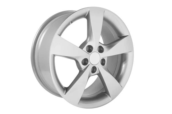 Automobile Disco Alluminio Isolato Sfondo Bianco — Foto Stock