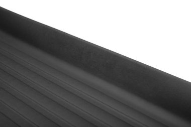 siyah kauçuk hasır üzerinde beyaz izole araba için