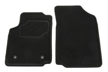 siyah mat beyaz izole araba için